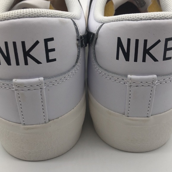 Nike Blazer Low Platform White Black Sail DJ0292-101 USED R-Mark Sz 9 - Picture 7 of 11